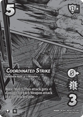 Coordinated Strike (Alternate Art) (112) [AOT1] - UniVersus Single