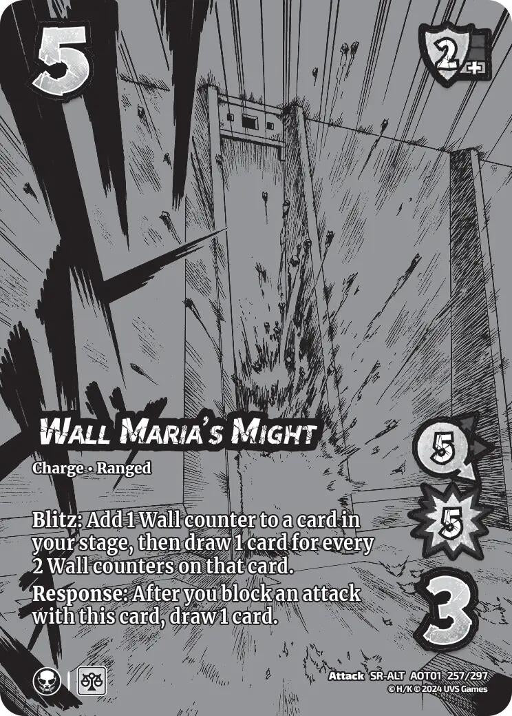 Wall Maria’s Might (Alternate Art) (257) [AOT1] - UniVersus Single