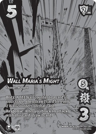 Wall Maria’s Might (Alternate Art) (257) [AOT1] - UniVersus Single