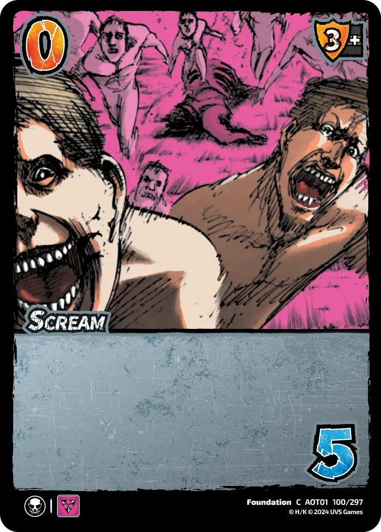 Scream (100) [AOT1] - UniVersus Single