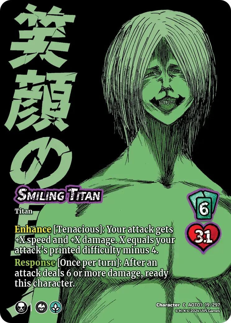 Smiling Titan (19) [AOT1] - UniVersus Single