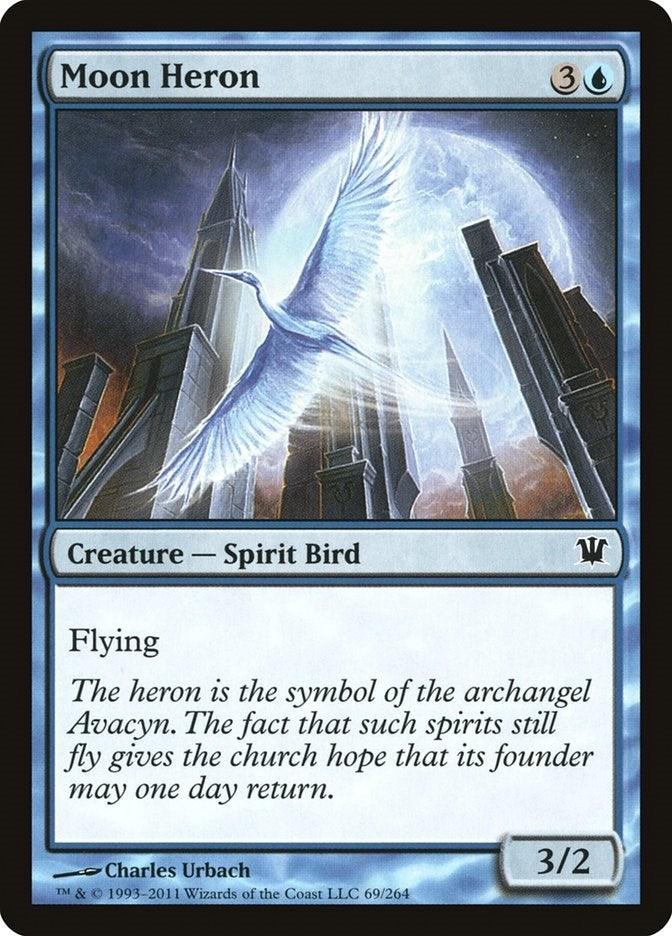 Moon Heron (69) [ISD] - MTG Single