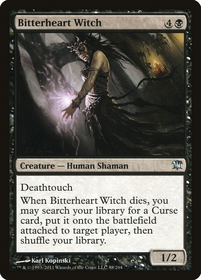 Bitterheart Witch (88) [ISD] - MTG Single