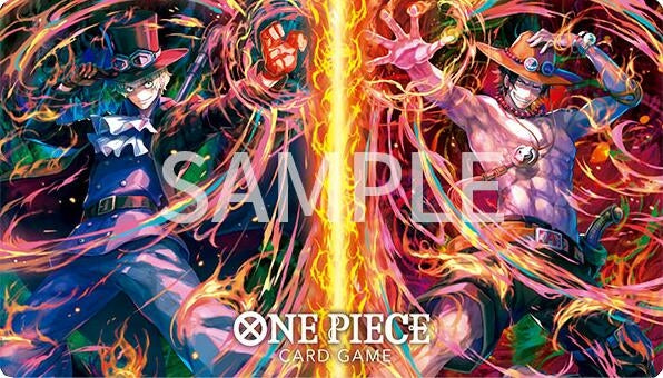 One Piece Card Game: Official Playmat - Ace & Sabo - Playmats Sealed