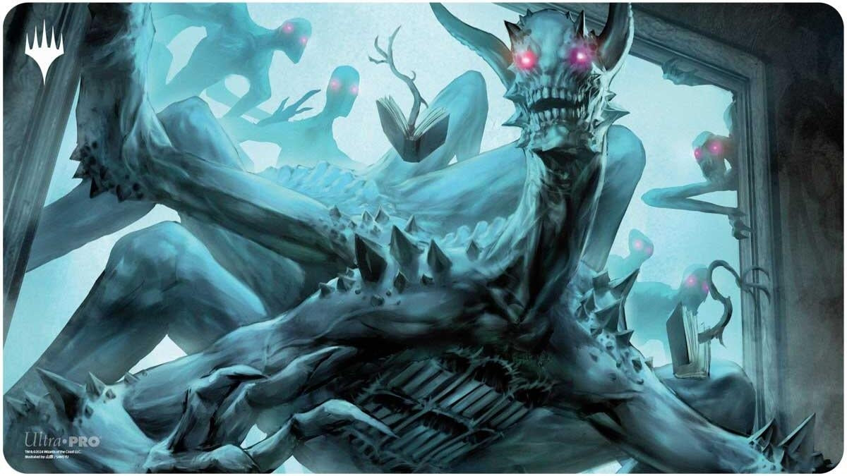 Duskmourn Playmat for Magic: The Gathering - Mythic Cycle Blue (Overlord of the Floodpits) - Playmats Sealed