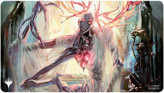 Duskmourn Playmat for Magic: The Gathering - Mythic Cycle White (Overlord of the Mistmoors) - Playmats Sealed