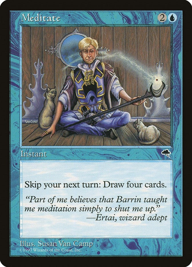 Meditate (76) [TMP] - MTG Single