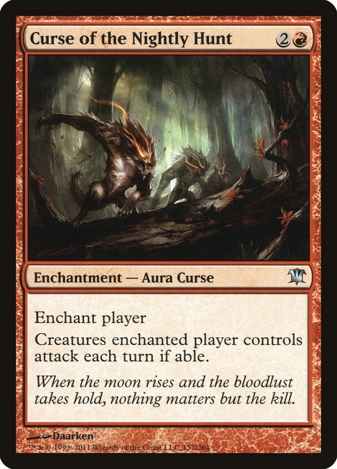 Curse of the Nightly Hunt (137) [ISD] - MTG Single
