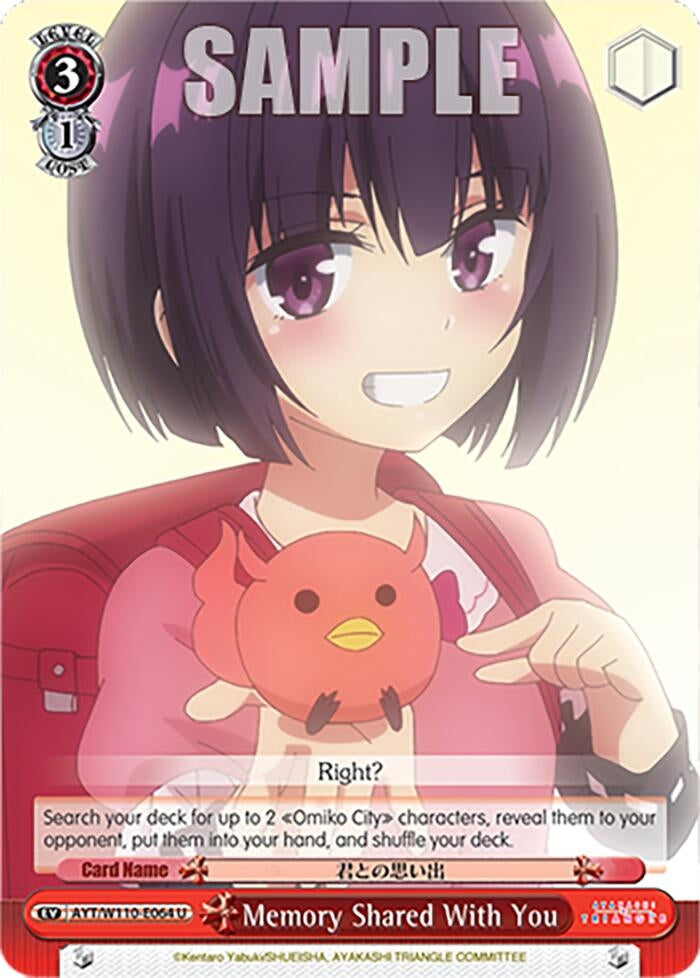 Memory Shared With You (110064) [AYT] - Weiss Schwarz Single
