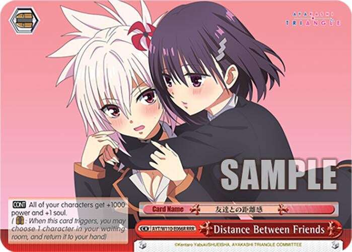 Distance Between Friends (RRR) (110066) [AYT] - Weiss Schwarz Single