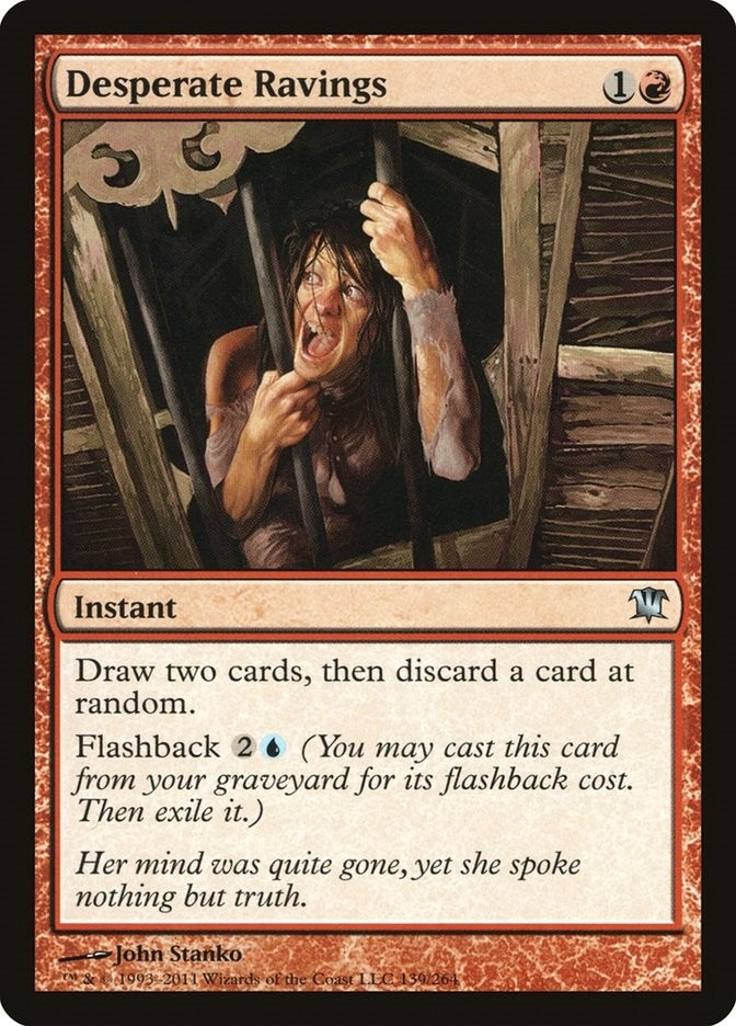 Desperate Ravings (139) [ISD] - MTG Single