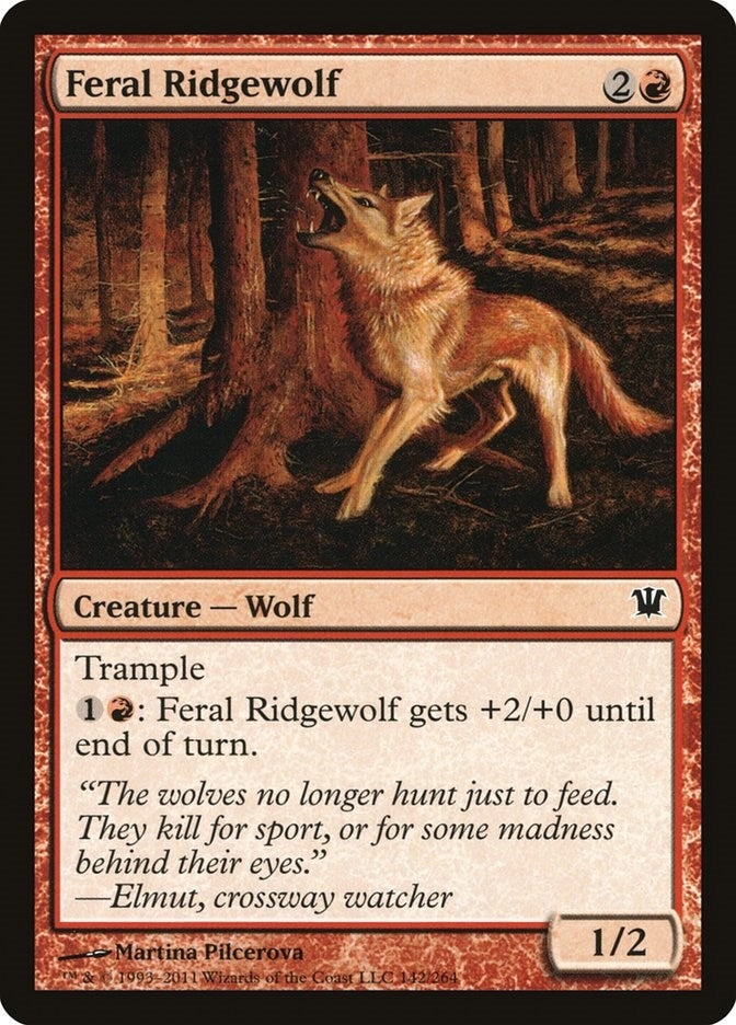 Feral Ridgewolf (142) [ISD] - MTG Single
