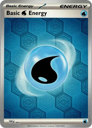Image for Basic Water Energy (3) (SV: Shrouded Fable) - Pokemon