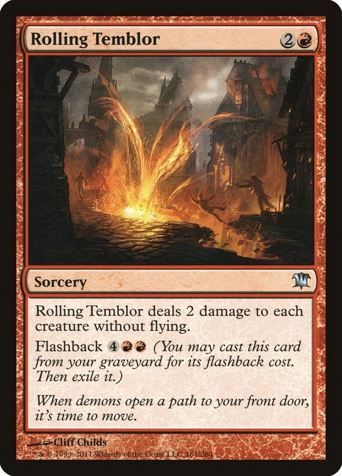 Rolling Temblor (161) [ISD] - MTG Single