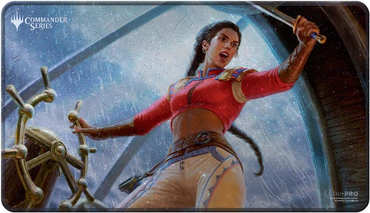 Commander Series Holofoil Playmat for Magic: The Gathering - Sisay - Playmats Sealed