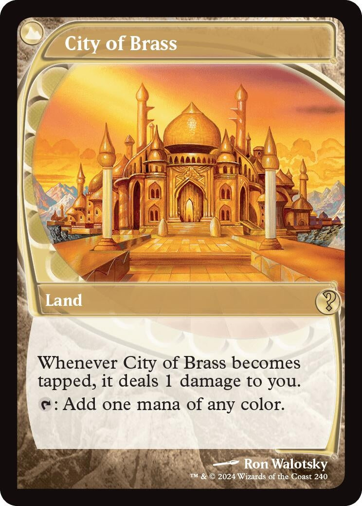 City of Brass (Future Sight) (240) [MB2] - MTG Single