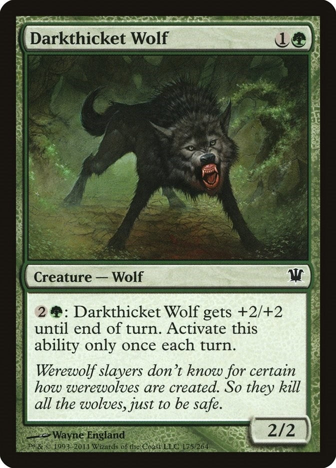 Darkthicket Wolf (175) [ISD] - MTG Single