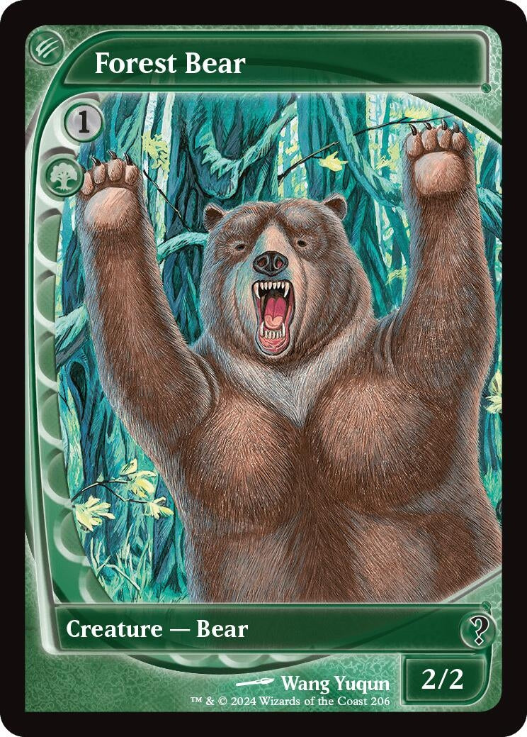 Forest Bear (Future Sight) (206) [MB2] - MTG Single