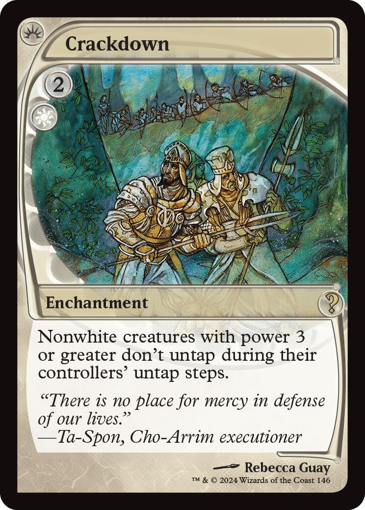 Crackdown (Future Sight) (146) [MB2] - MTG Single