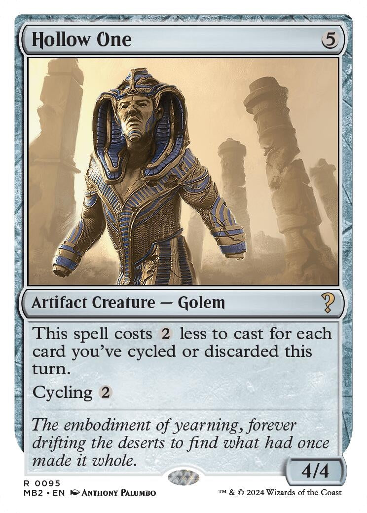 Hollow One (White Border) (95) [MB2] - MTG Single