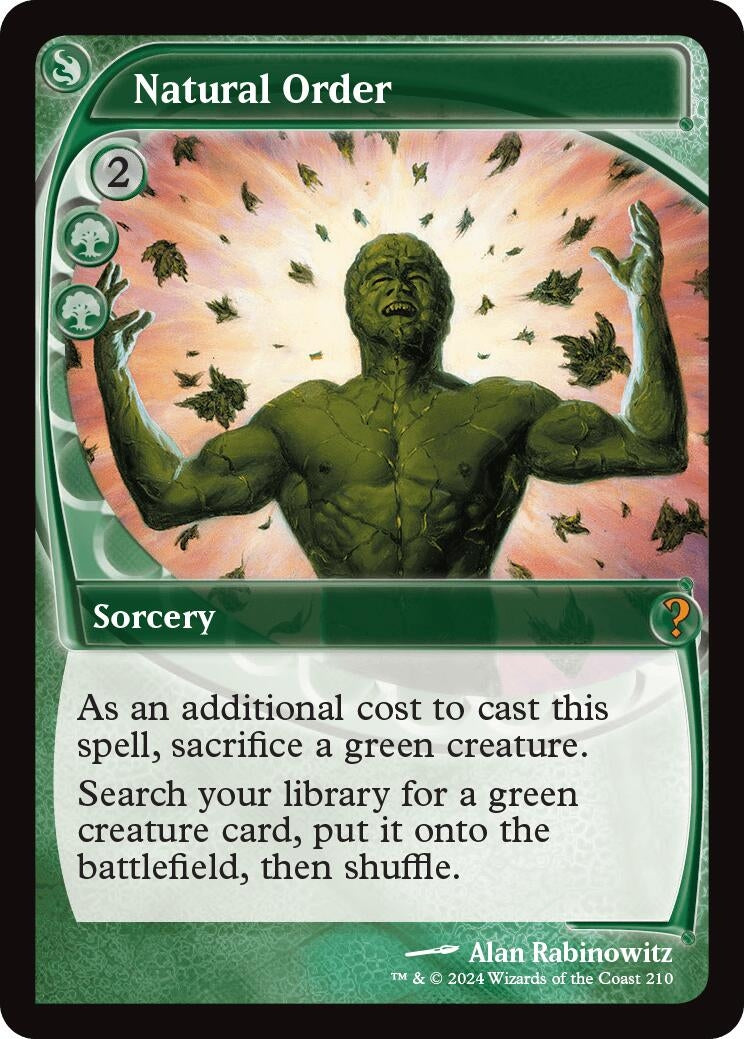 Natural Order (Future Sight) (210) [MB2] - MTG Single