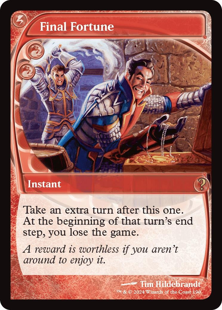Final Fortune (Future Sight) (190) [MB2] - MTG Single