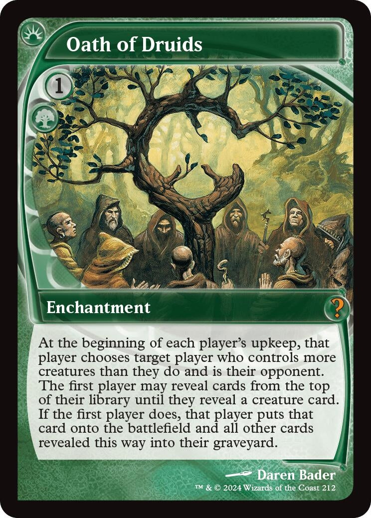 Oath of Druids (Future Sight) (212) [MB2] - MTG Single