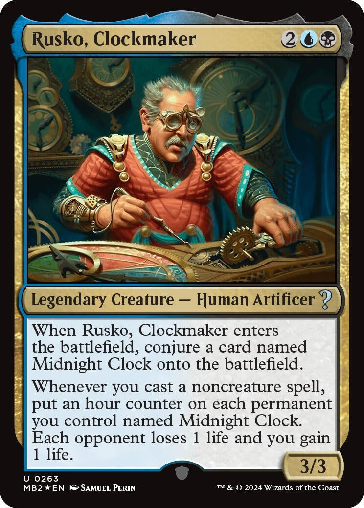 Rusko Clockmaker (263) [MB2] - MTG Single
