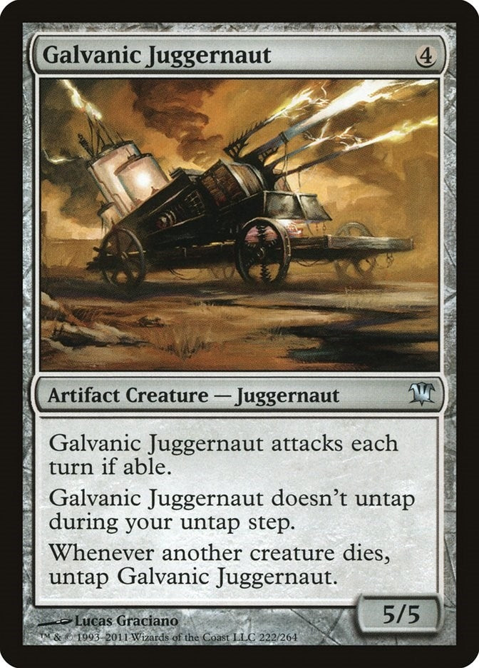 Galvanic Juggernaut (222) [ISD] - MTG Single