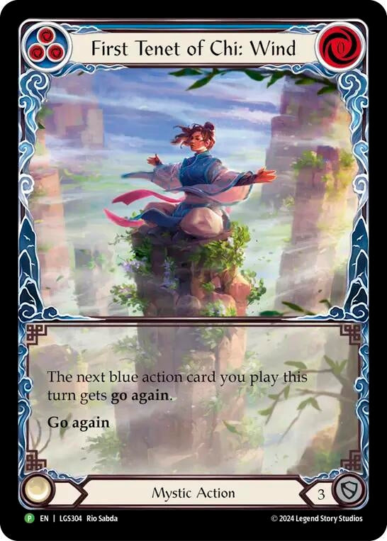 First Tenet of Chi: Wind - LGS304 (304) [PR] - Flesh and Blood TCG Single
