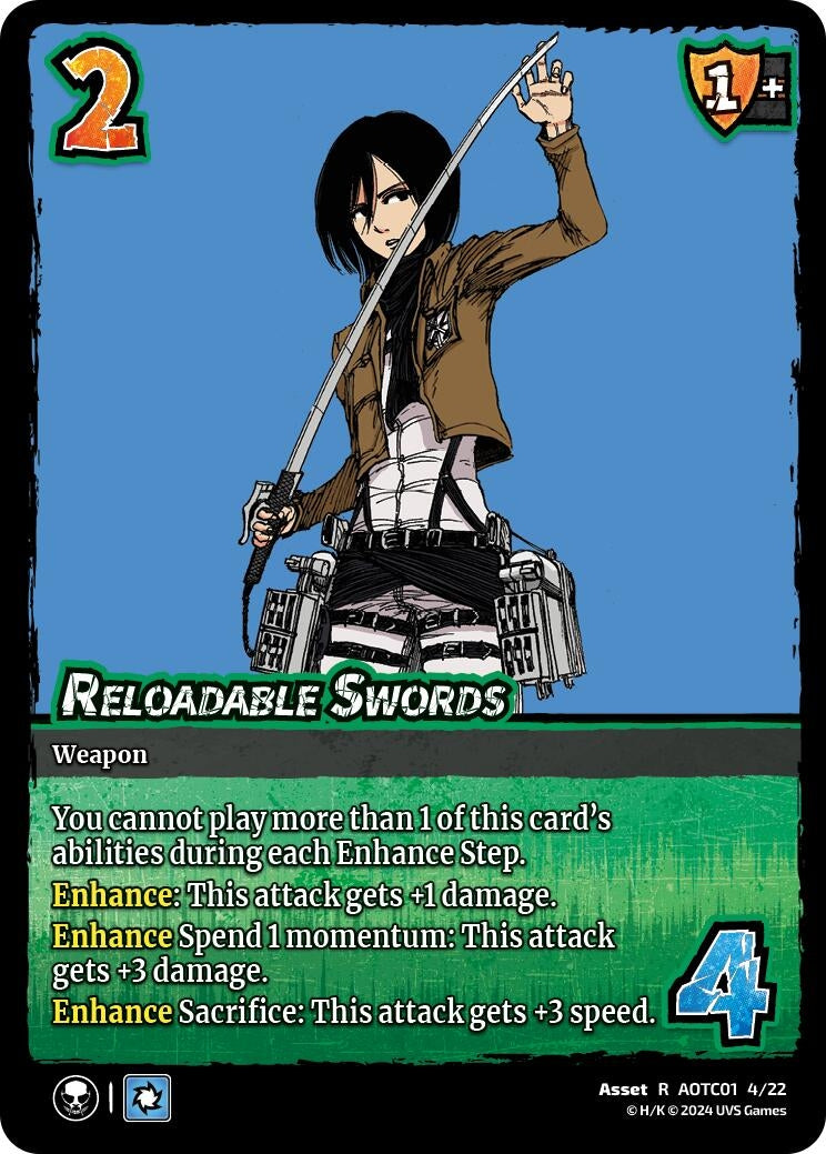 Reloadable Swords (1422) [CSAOT] - UniVersus Single