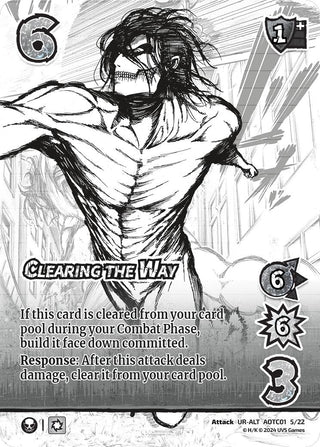 Clearing the Way (Alternate Art) (1522) [CSAOT] - UniVersus Single