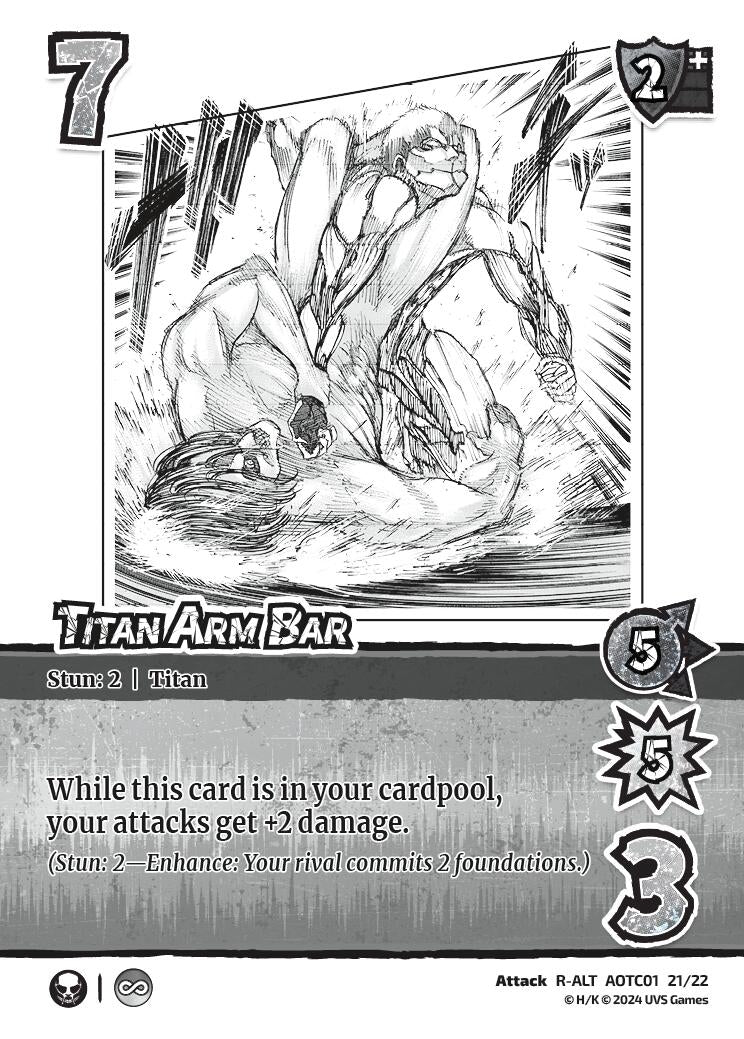 Titan Arm Bar (Alternate Art) (12122) [CSAOT] - UniVersus Single