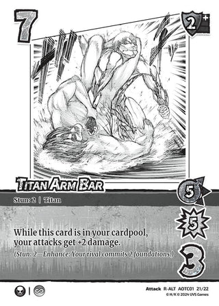 Titan Arm Bar (Alternate Art) (12122) [CSAOT] - UniVersus Single