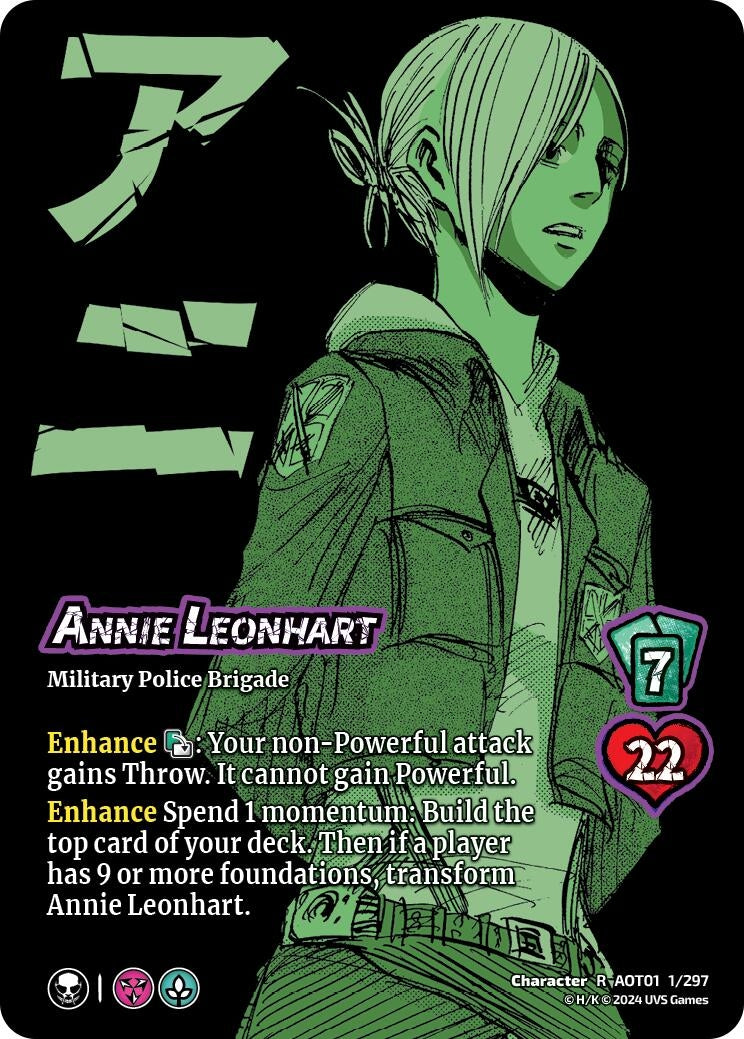 Annie Leonhart // Annie Female Titan (1) [AOT1] - UniVersus Single