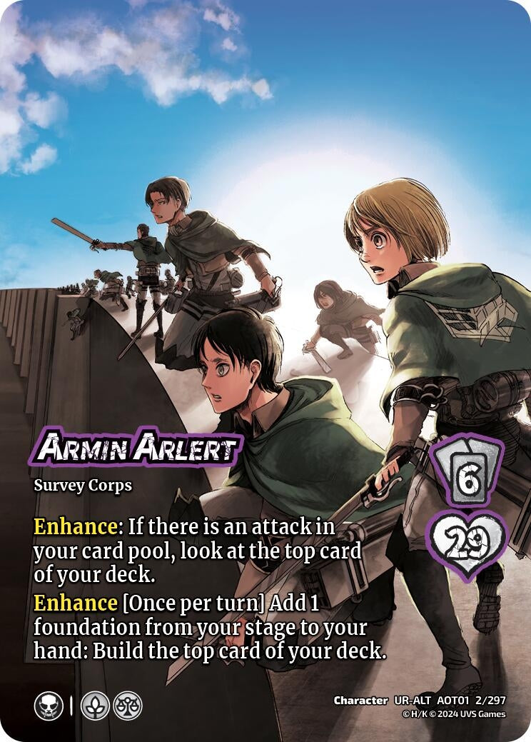 Armin Arlert (Alternate Art) (2) [AOT1] - UniVersus Single