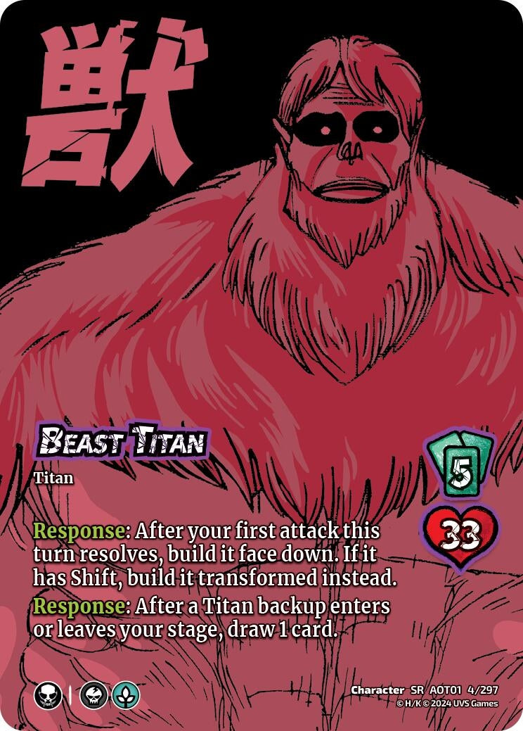 Beast Titan (4) [AOT1] - UniVersus Single