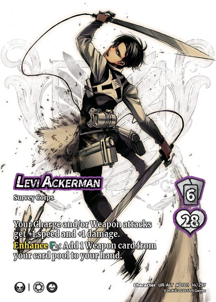 Levi Ackerman (Alternate Art) (14) [AOT1] - UniVersus Single