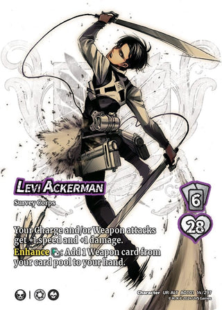 Levi Ackerman (Alternate Art) (14) [AOT1] - UniVersus Single