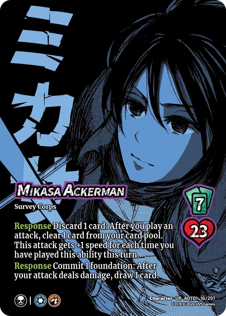 Mikasa Ackerman (16) [AOT1] - UniVersus Single
