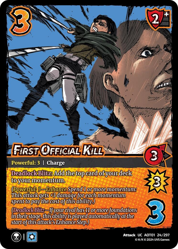 First Official Kill (24) [AOT1] - UniVersus Single
