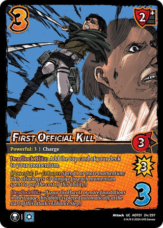 First Official Kill (24) [AOT1] - UniVersus Single