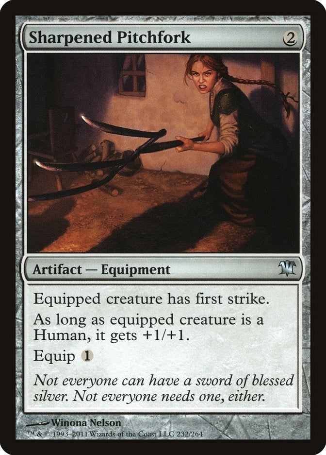 Sharpened Pitchfork (232) [ISD] - MTG Single