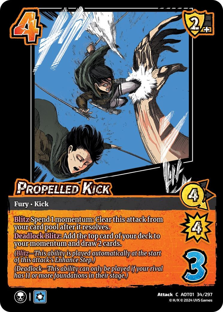 Propelled Kick (34) [AOT1] - UniVersus Single