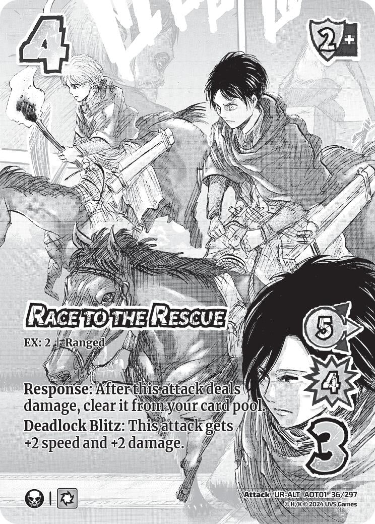 Race to the Rescue (Alternate Art) (36) [AOT1] - UniVersus Single