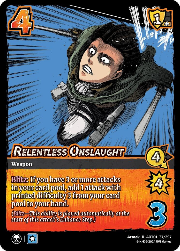 Relentless Onslaught (37) [AOT1] - UniVersus Single