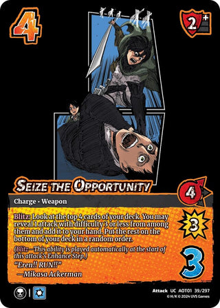 Seize the Opportunity (39) [AOT1] - UniVersus Single