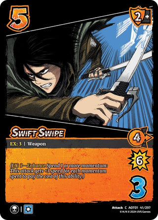 Swift Swipe (41) [AOT1] - UniVersus Single