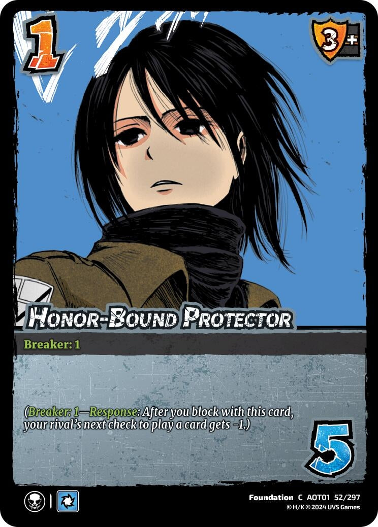 Honor-Bound Protector (52) [AOT1] - UniVersus Single