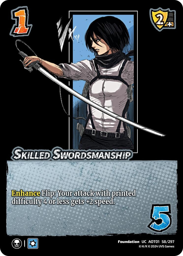 Skilled Swordsmanship (58) [AOT1] - UniVersus Single